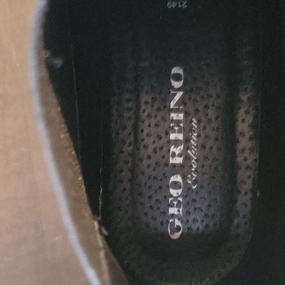 Geo Reino black leather and suede booties - Picture 5 of 6